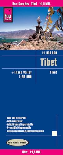 Reise Know-How Landkarte Tibet (1:1.500.000) und Lhasa-Valley (1:50.000): world mapping project von Reise Know-How Rump GmbH